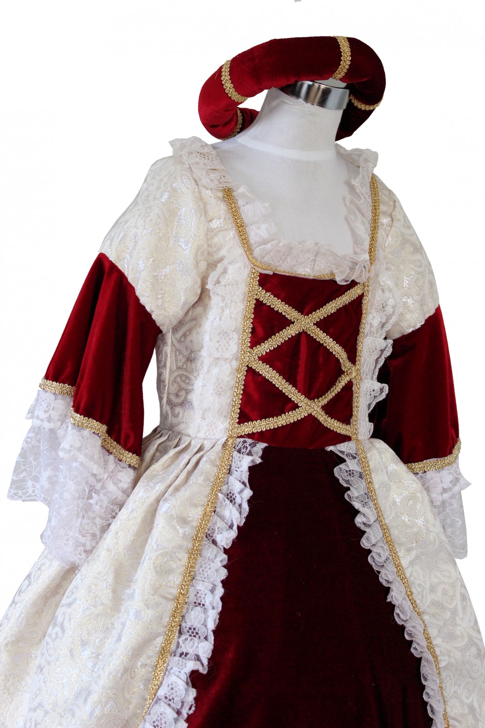 Girl's Deluxe Medieval Tudor Costume Age 8 - 10 Years Image